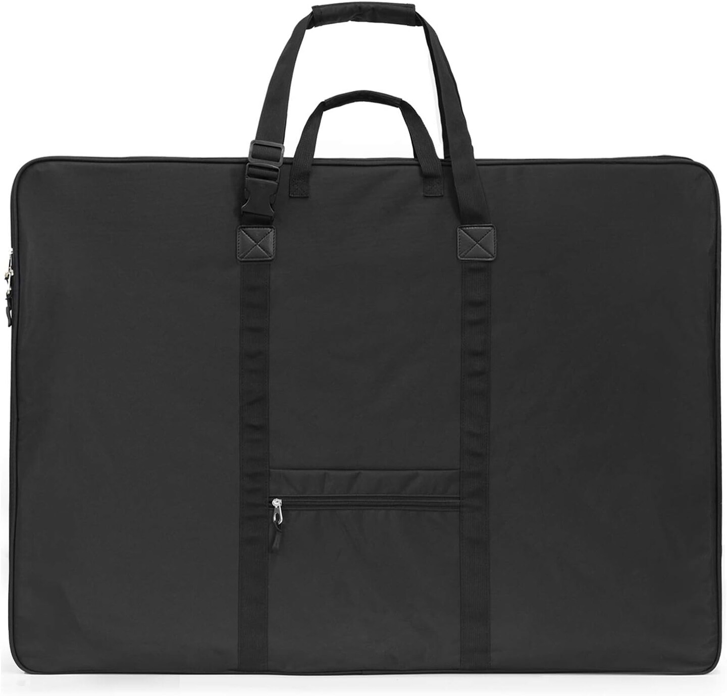 Large Art Portfolio Bag 35 x 43 Inches Waterproof Nylon Artist Storage Case with Shoulder Strap, Storage Carrying Bag for Professional Artwork Sketch Drawing Canvas Photography Poster