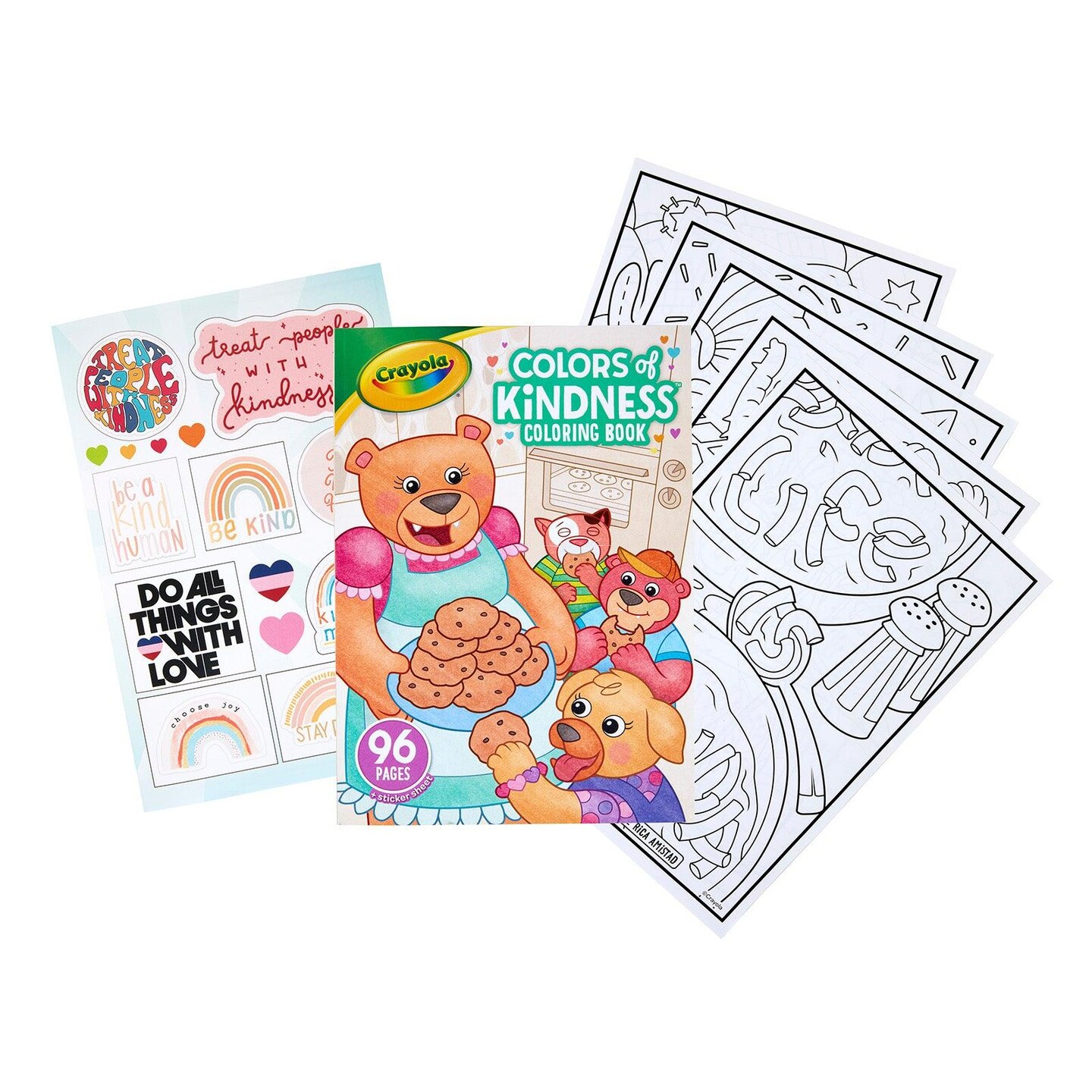 Colors of Kindness Coloring Book, 96 Pages, Pack of 12