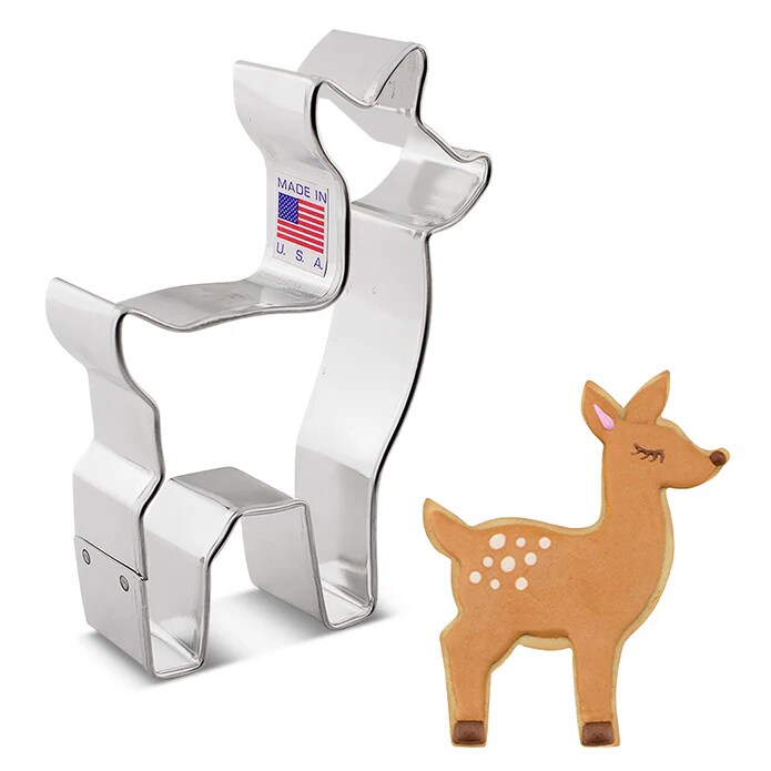Ann Clark Cute Deer Cookie Cutter 4 1/4&#x22; Full Body Buck Doe