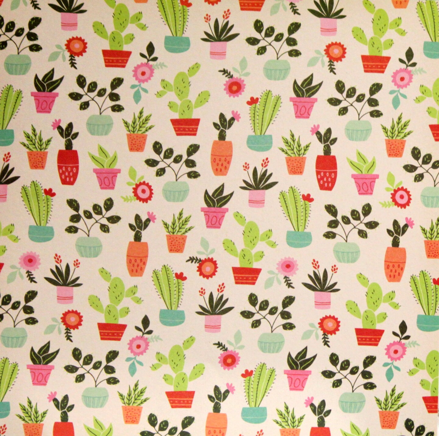 Craft Smith Palm Springs 12 x 12 Lt. Cardstock Paper-Plants