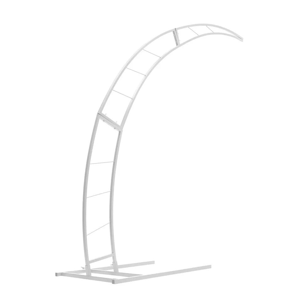 Crescent Moon Wedding Arch &#x26; Flower Stand