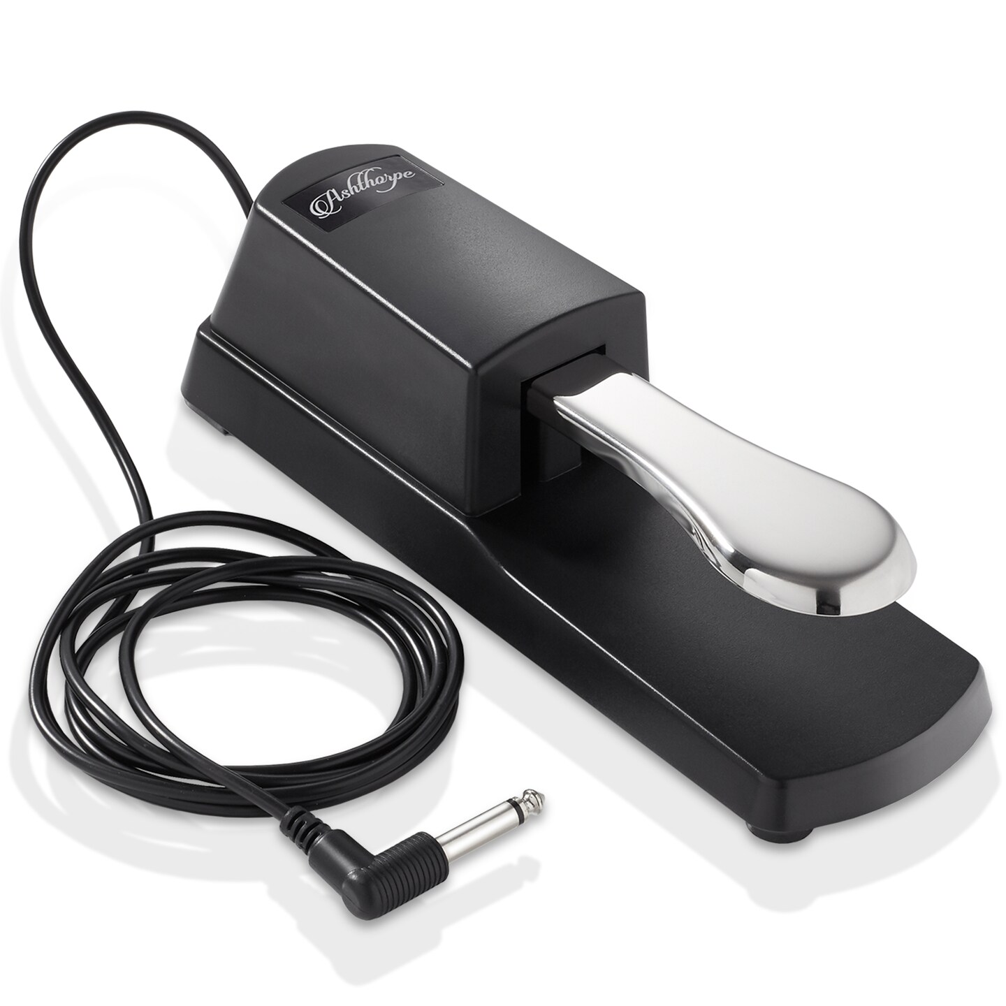 Ashthorpe Sustain Foot Pedal for Electronic Keyboard Pianos