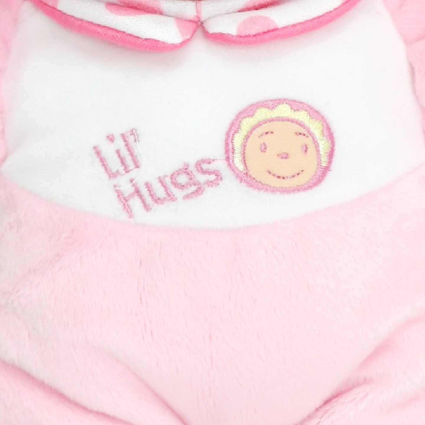 Lil&#x27; Hugs Baby&#x27;s First Soft Doll, Vinyl Face, Pastel Outfits with Rattle, 12&#x22; Caucasian