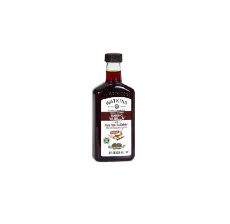Watkins All Natural Original Gourmet Baking Vanilla, with Pure Vanilla Extract, 8 Fl Oz