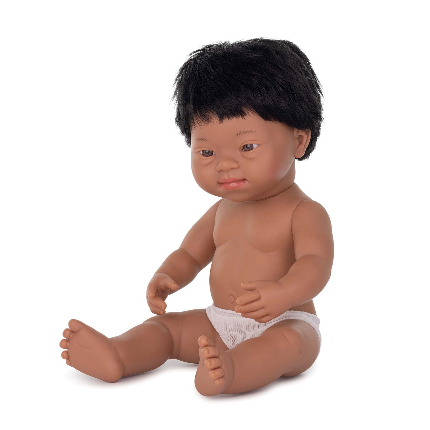 Anatomically Correct 15&#x22; Baby Doll, Down Syndrome Hispanic Boy