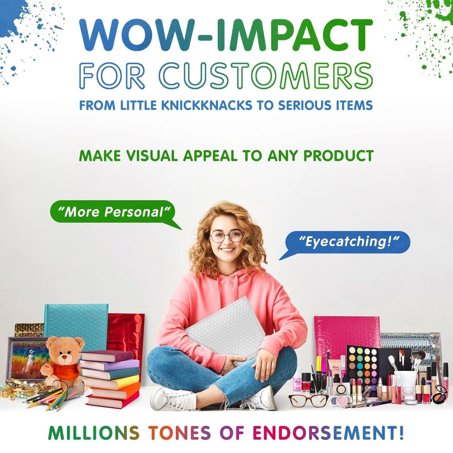 Poly Bubble Mailers 12.5 x 18 White Bubble Poly Mailers 5 Pack Waterproof Padded Shipping Bags Lightweight Padded Shipping Envelopes for Packaging Cushioning Padded Envelopes Self Seal