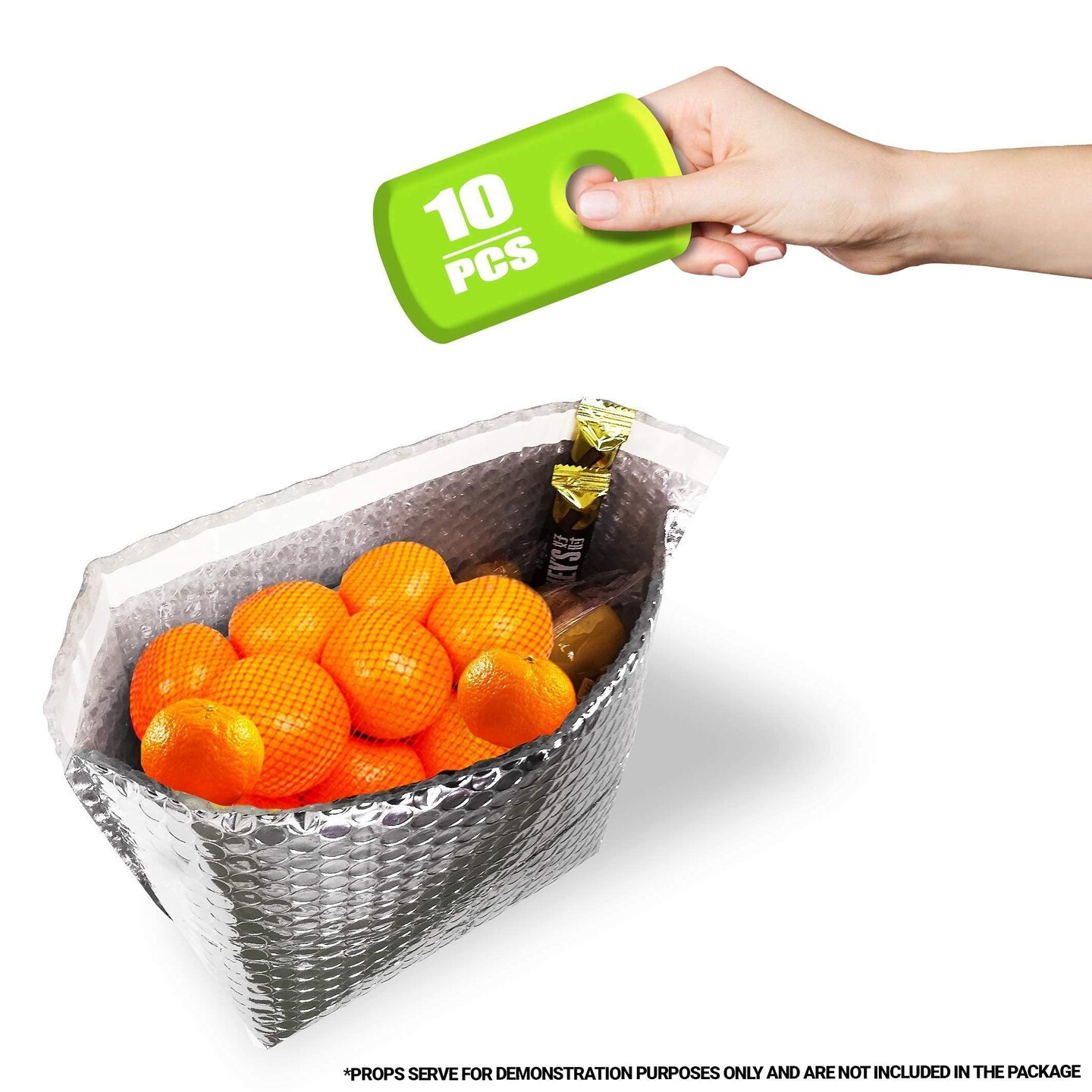 Insulated Box Liners Pack of 10 Thermal Box Liners 12 x 12 x 5.5 Box Size Metalized Cold Shipping Boxes with Gusseted Bottom 12 x 12 x 5 1/2 for Frozen Food with Adhesive Strip