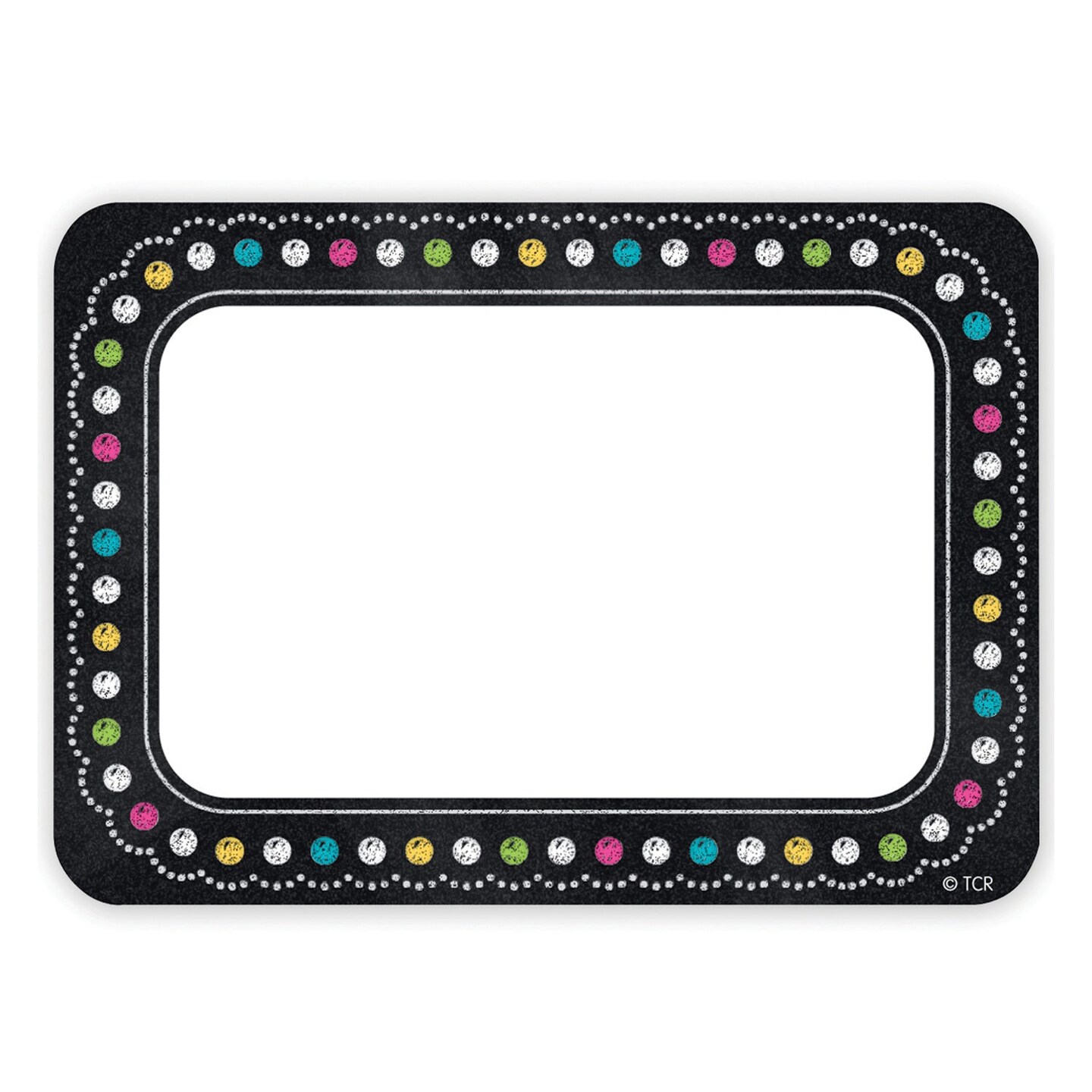 Chalkboard Brights Name Tags/Labels, 36 Per Pack, 6 Packs