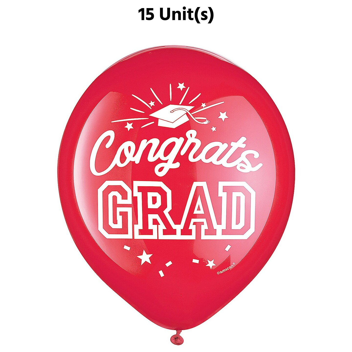 Congrats Grad 12" Latex Balloons | MINA®