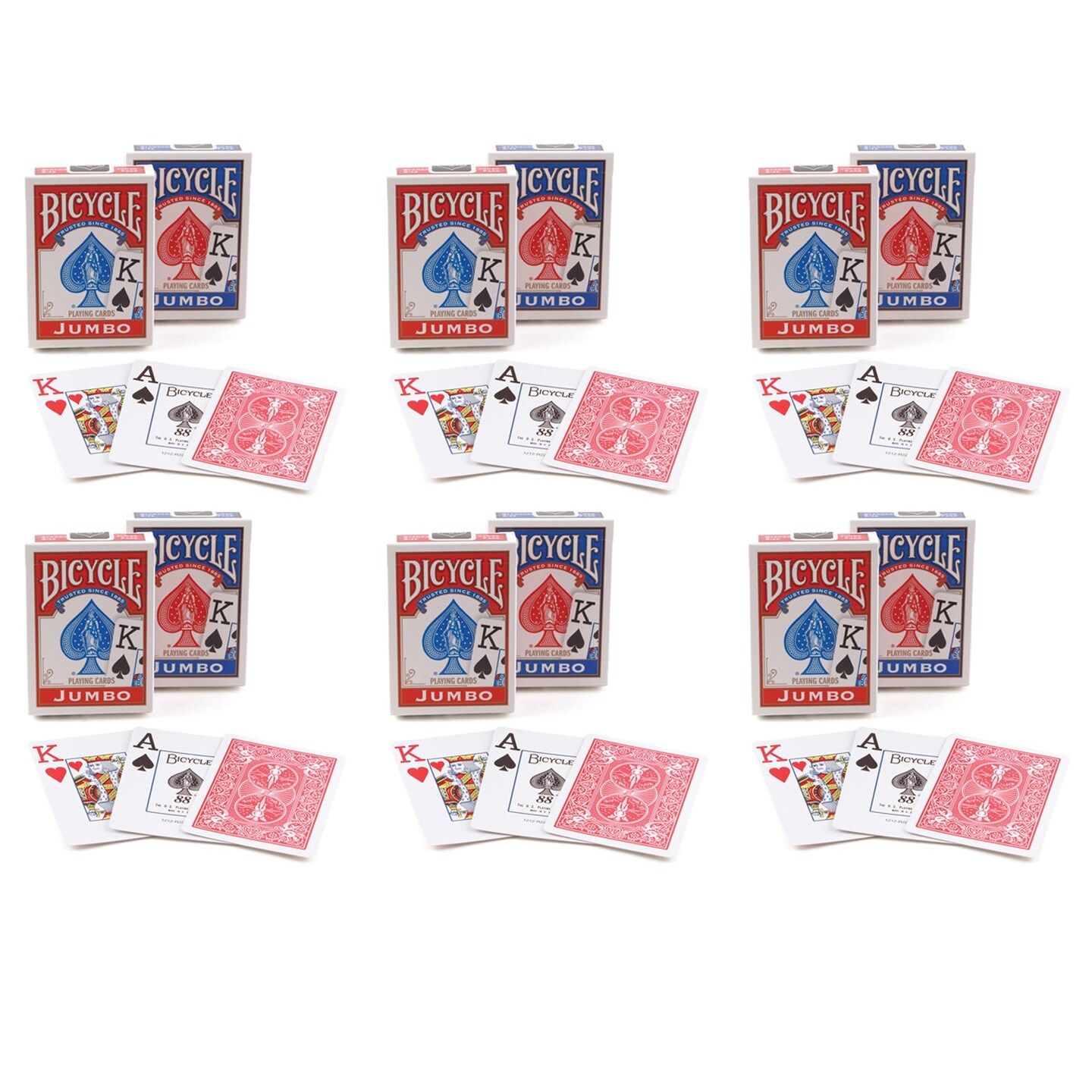 Jumbo Index Playing Cards 6 Decks Michaels