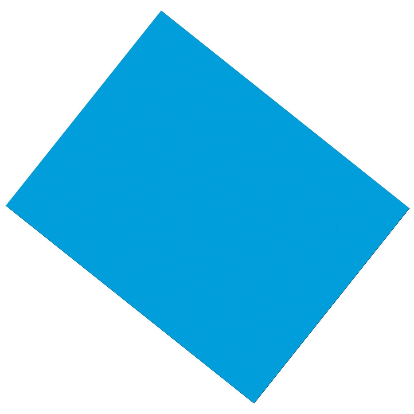 Coated Poster Board, Blue, 22&#x22; x 28&#x22;, 25 Sheets