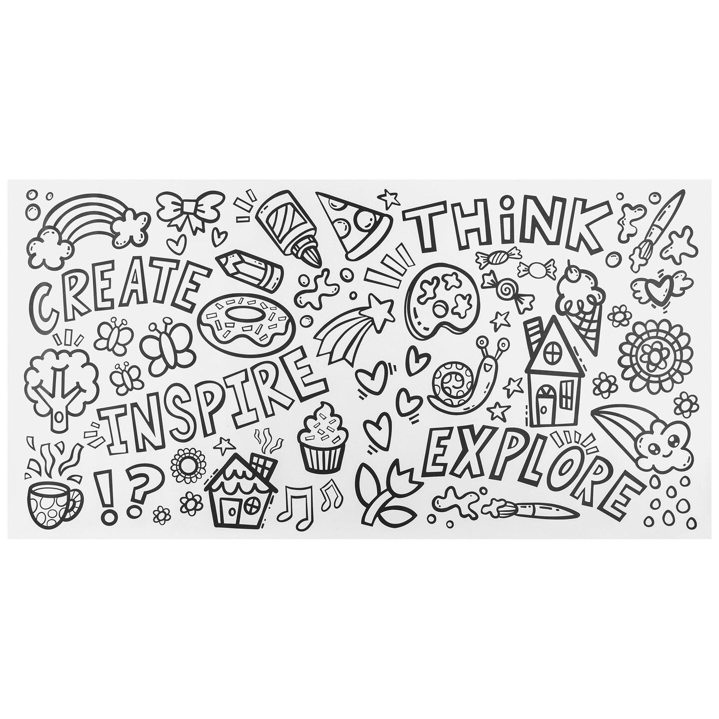 Doodle &#x26; Drawing Roll, 4 Assorted Designs