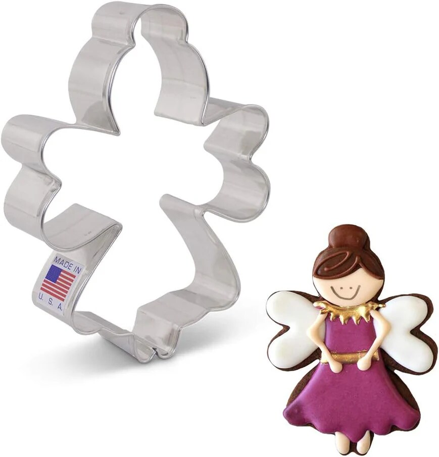 Ann Clark Sugar Plum Tooth Fairy Cookie Cutter, 4.5&#x22;
