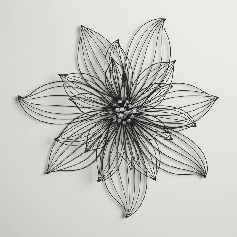 Traditional Plants &#x26; Flowers Wall Decor on Metal