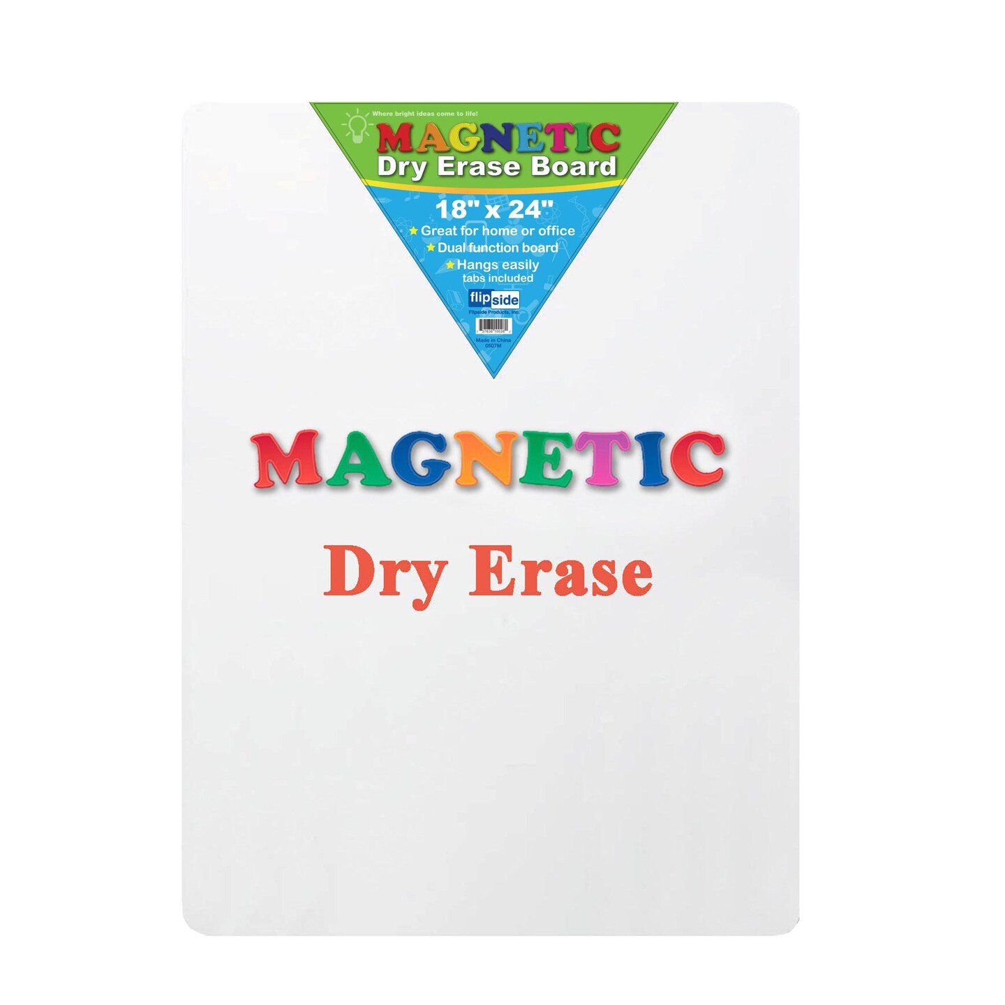 Magnetic Dry Erase Board, 18&#x22; x 24&#x22;