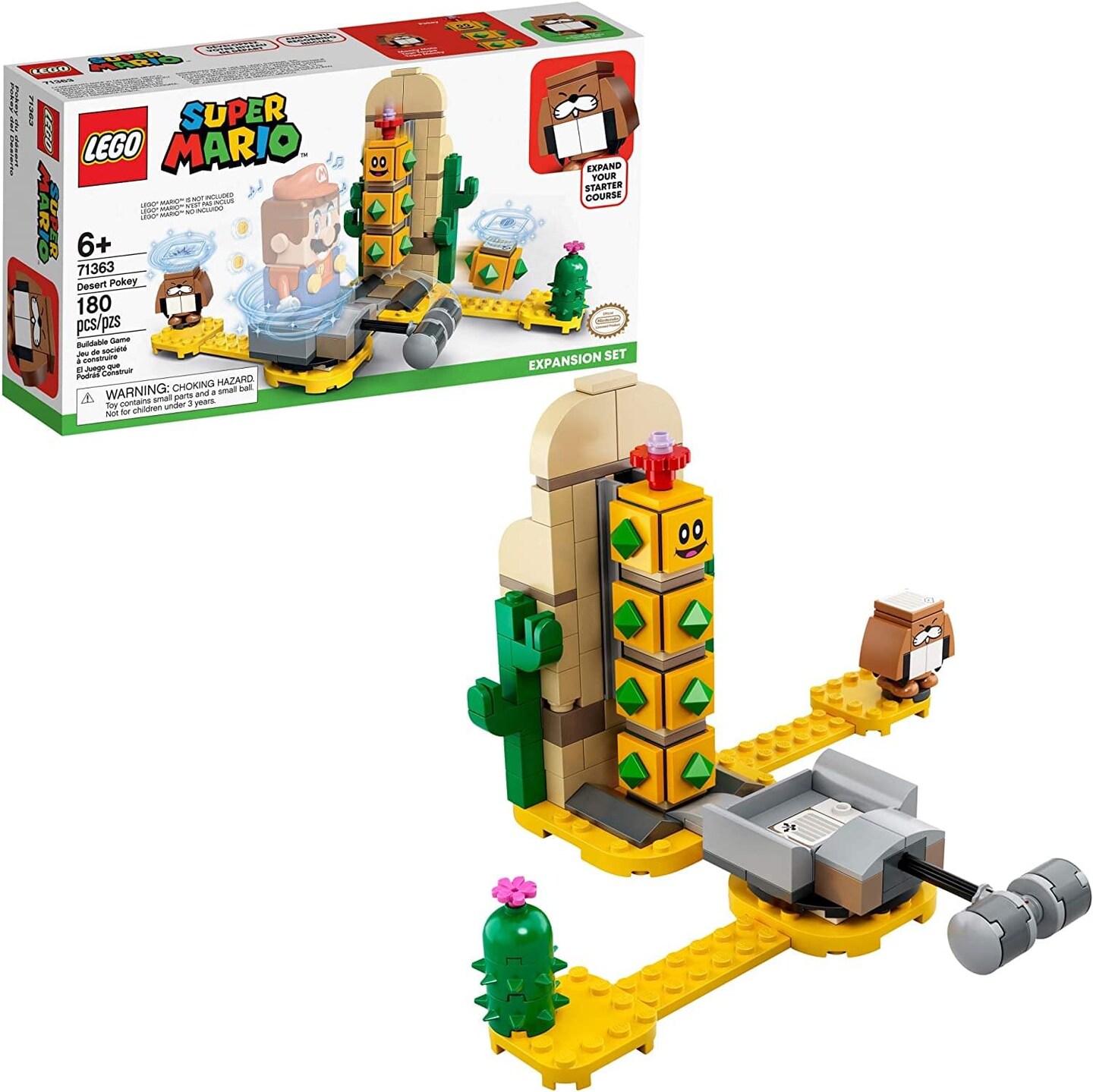 LEGO Super Mario Desert Pokey 71363 | 180 Piece Expansion Set
