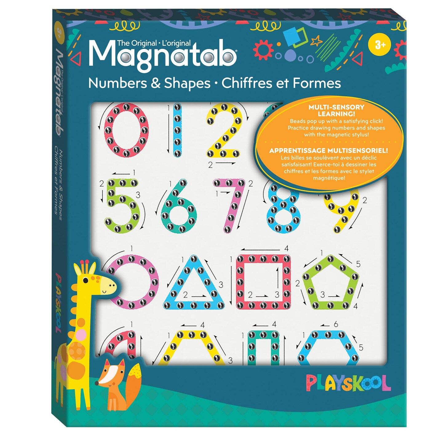 0-9 Numbers &#x26; Shapes Magnatab&#xAE;