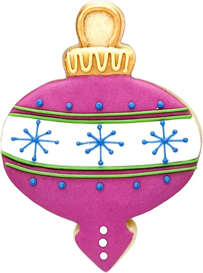 Ann Clark Christmas Finial Ornament Cookie Cutter, 4.25&#x22;
