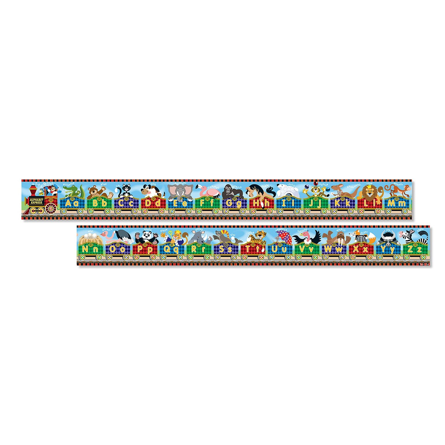 Alphabet Express Floor Puzzle, 10&#x27; x 6-1/2&#x22;, 27 Pieces, Pack of 2