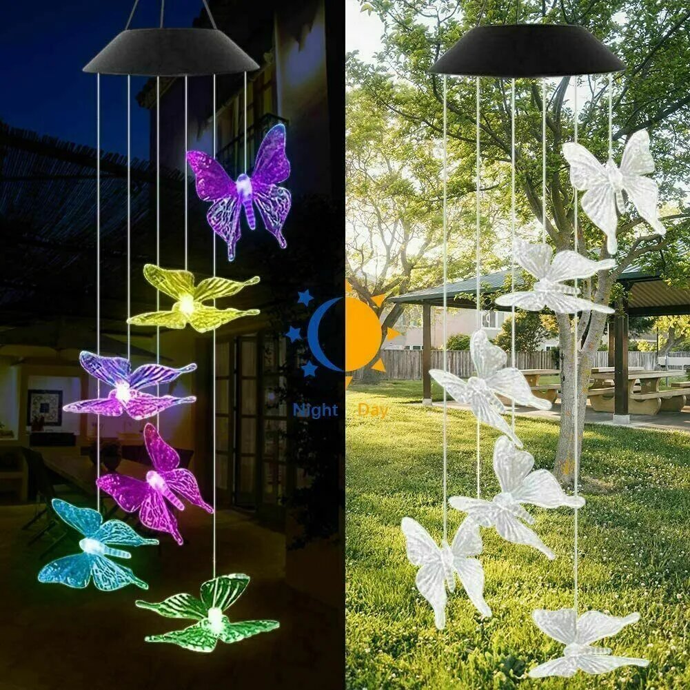 Kitcheniva Solar Wind Chimes Lights Color Changing LED