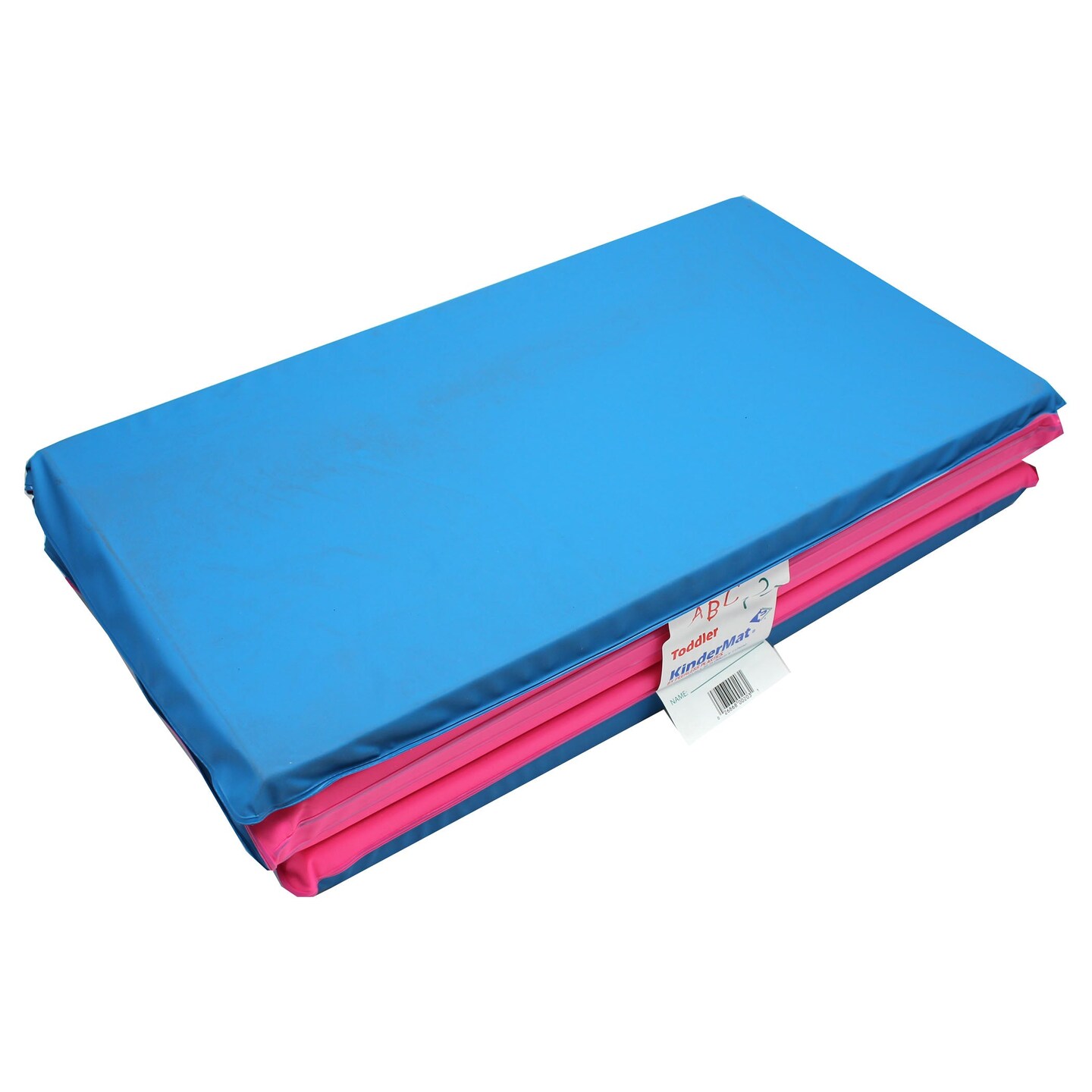 Toddler KinderMat w/Pillow Section, 3/4&#x22; thick, Blue/Pink