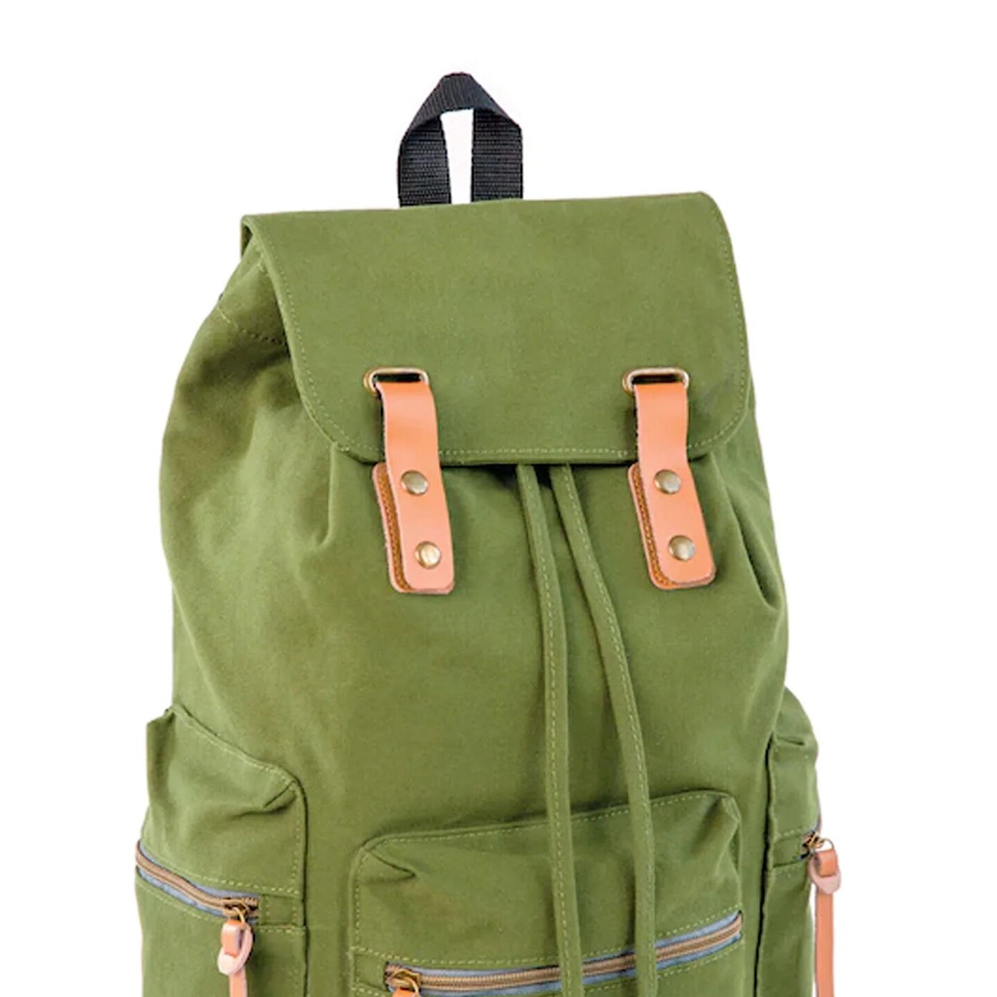 GUIDI Rucksack Backpack, 18&#x22;, Green