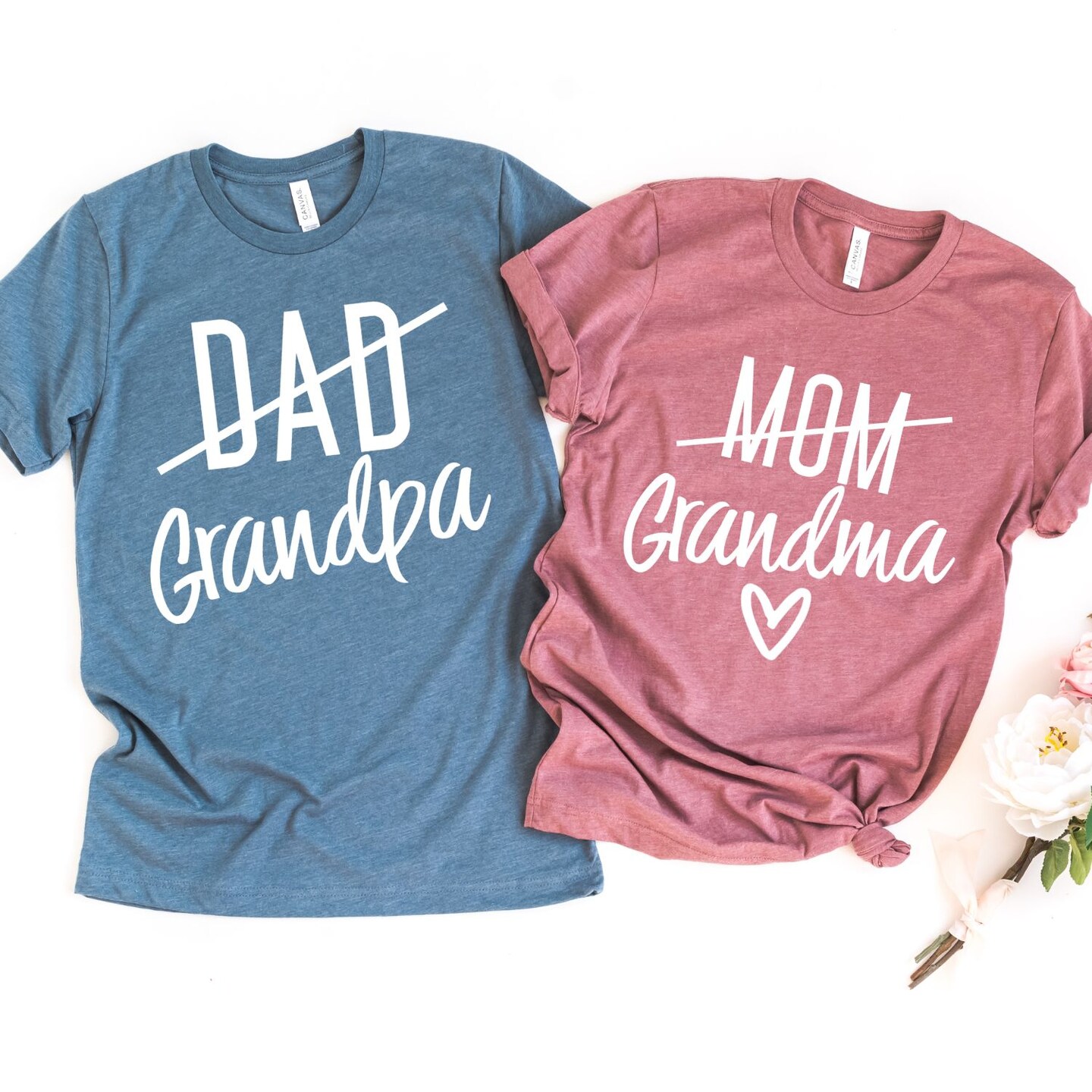 pregnancy announcement shirt to grandparents, from mom to grandma shirt, promoted to grandma grandpa shirt, grandma to be shirt
