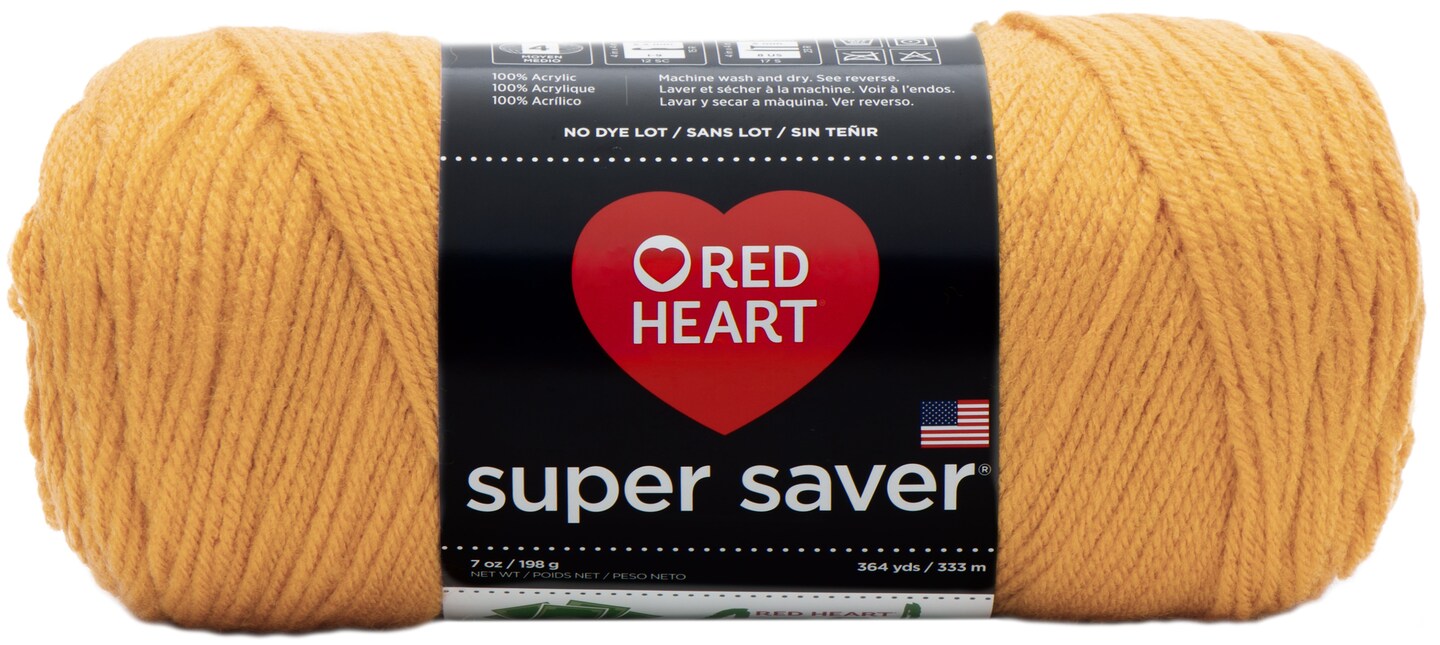 Red Heart Super Saver Yarn-Gold | Michaels