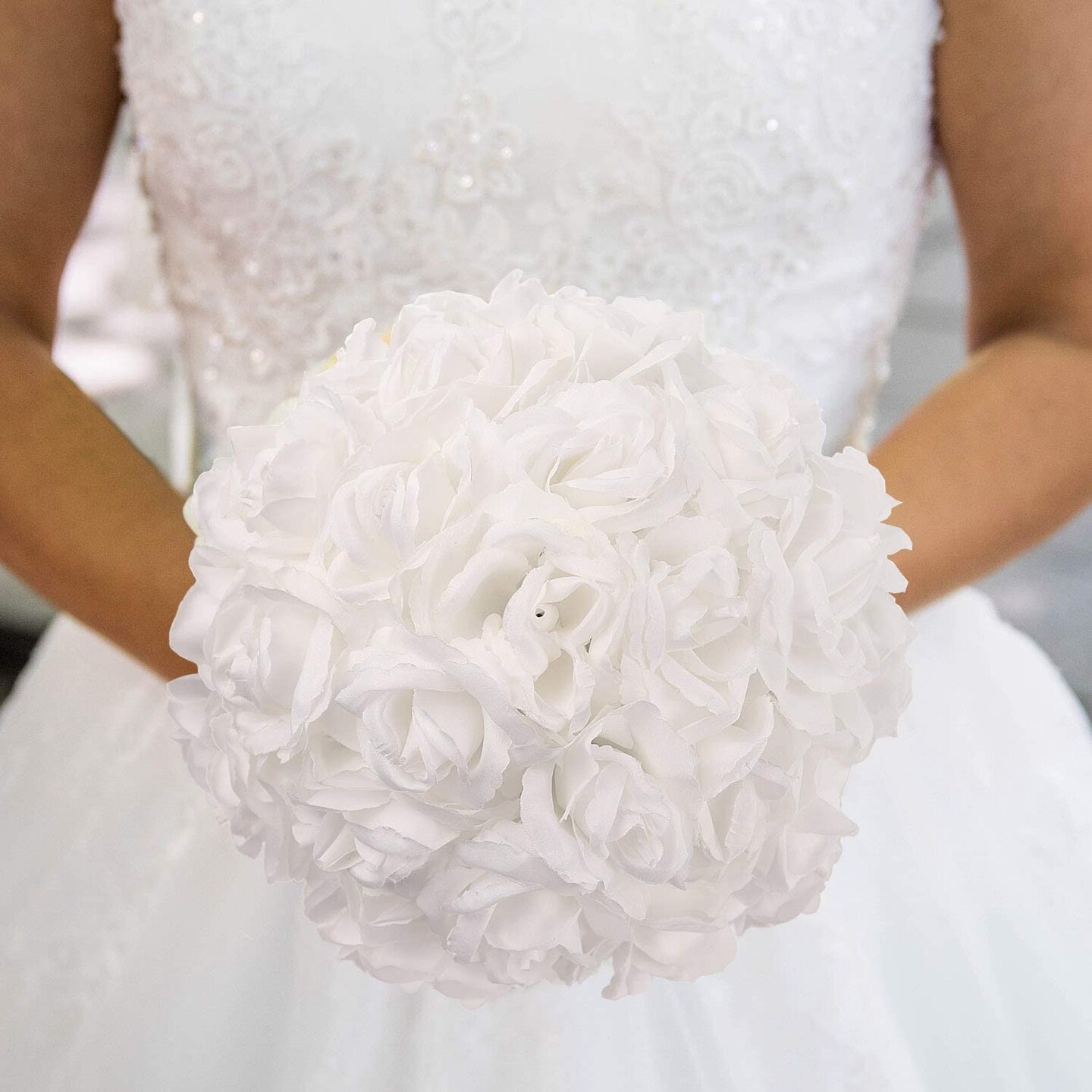 Box of 50: White Rose Picks, Silk Blooms, Floral Picks (8&#x22;L X 3&#x22;W), Floral Home by Artificial Flowers