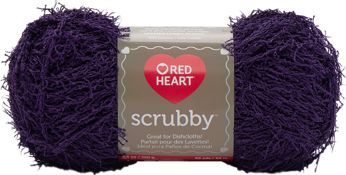 red-heart-scrubby-yarn-grape-michaels