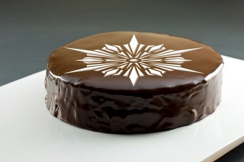 Large Crystal Snowflakes Cake Stencil #3 | C744 by Designer Stencils | Cake Decorating Tools |