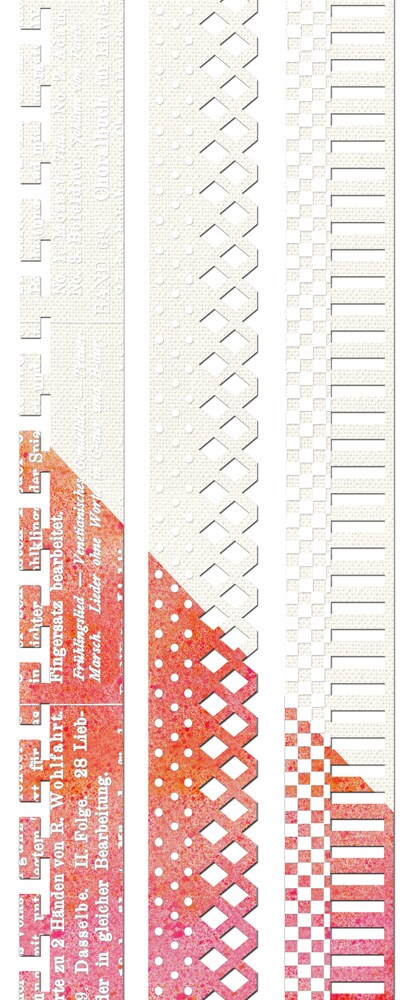 Prima Marketing Inc Resist Canvas Borders 4 - 3 Pcs - 12" Resist Canvas 655350961213