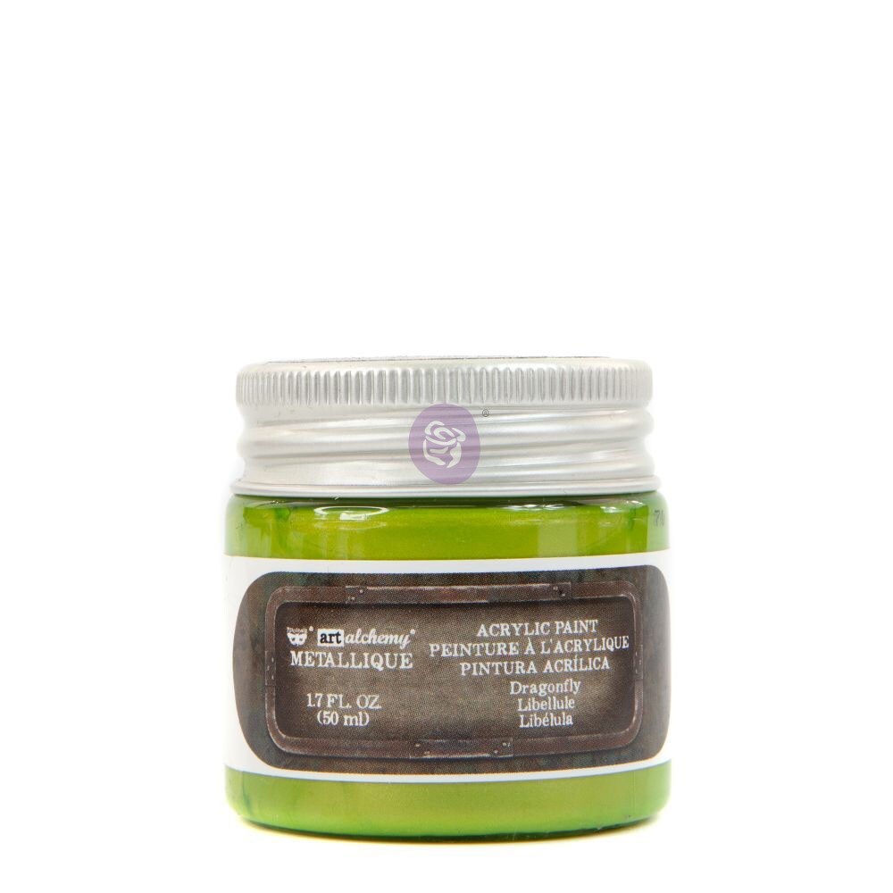 Prima Marketing Inc Art Alchemy- Metallique Acrylic Paint - Dragonfly 1.7 Fl.Oz (50Ml) 655350967802