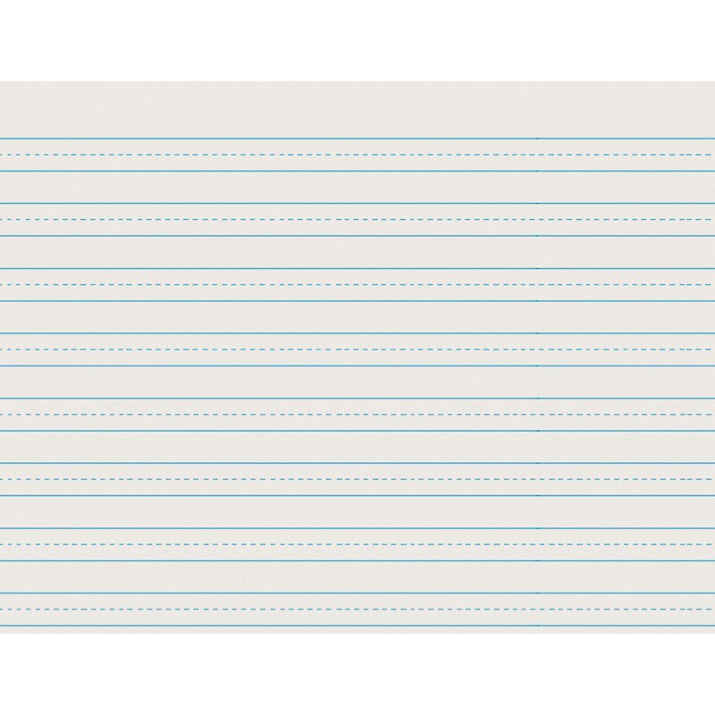 Newsprint Handwriting Paper, Skip-A-Line, Grade 3, 1/2