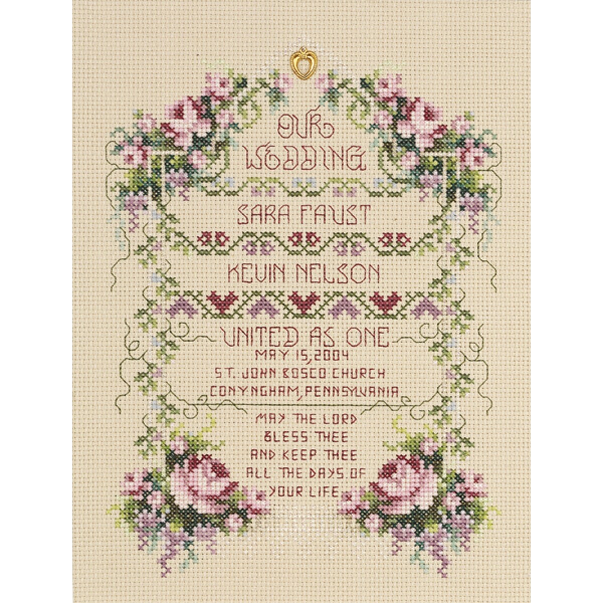 Janlynn Counted Cross Stitch Kit 6.25&#x22;X8.5&#x22;-United As One (14 Count)