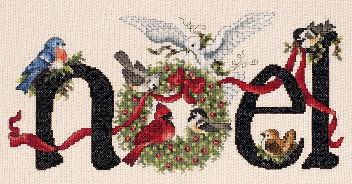 Janlynn Counted Cross Stitch Kit 14.25&#x22;X7&#x22;-Noel