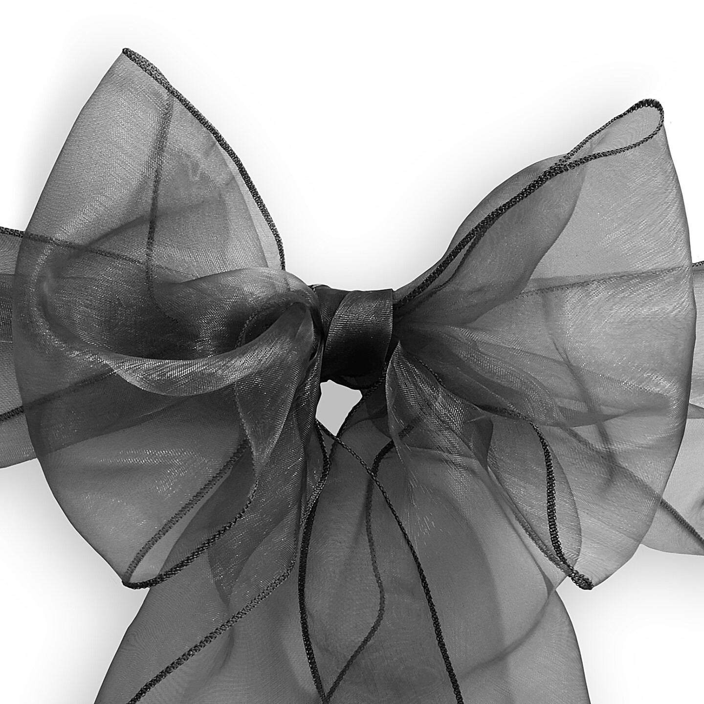 Lann&#x27;s Linens - 10 Elegant Organza Wedding/Party Chair Cover Sashes/Bows - Ribbon Tie Back Sash