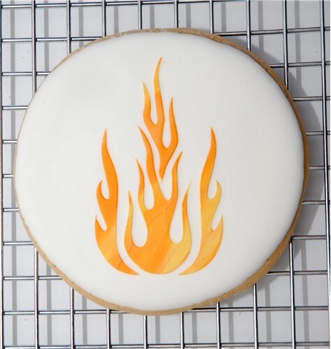 Racecar Cookie Stencil Set | C722 by Designer Stencils | Cookie Decorating Tools |