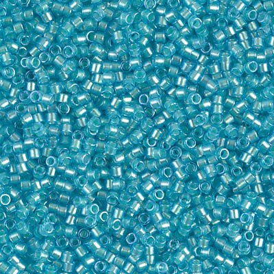 Miyuki Delica Bead 11/0 - DB1708 - Mint Pearl Lined Ocean Blue