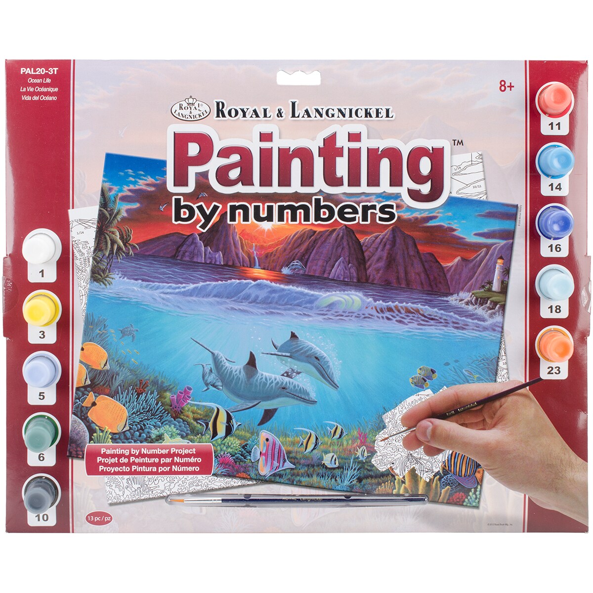 Paint By Number Kit 15.375X11.25 Home For Christmas 