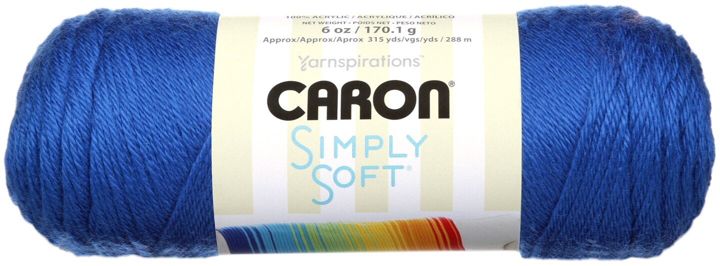 Caron Simply Soft Solids Yarn-royal Blue 