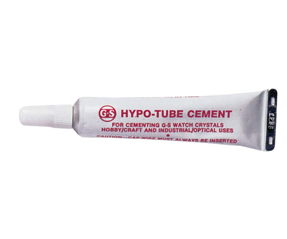 Adhesive, G-S Hypo Cement with Pin Point Applicator, 1/3-Ounce