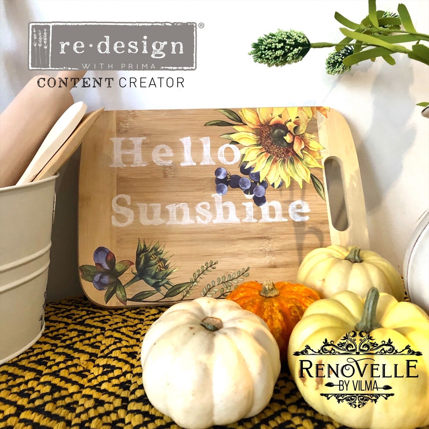 Redesign Decor Clear-Cling Stamps - Alpha 12&#x22;x12&#x22;