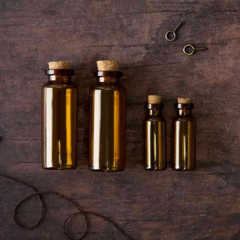 Prima Marketing Inc Prima Marketing 655350990619 Memory Hardware Montpellier Apothecary Vials Scrapbooking Embellishments 655350990619