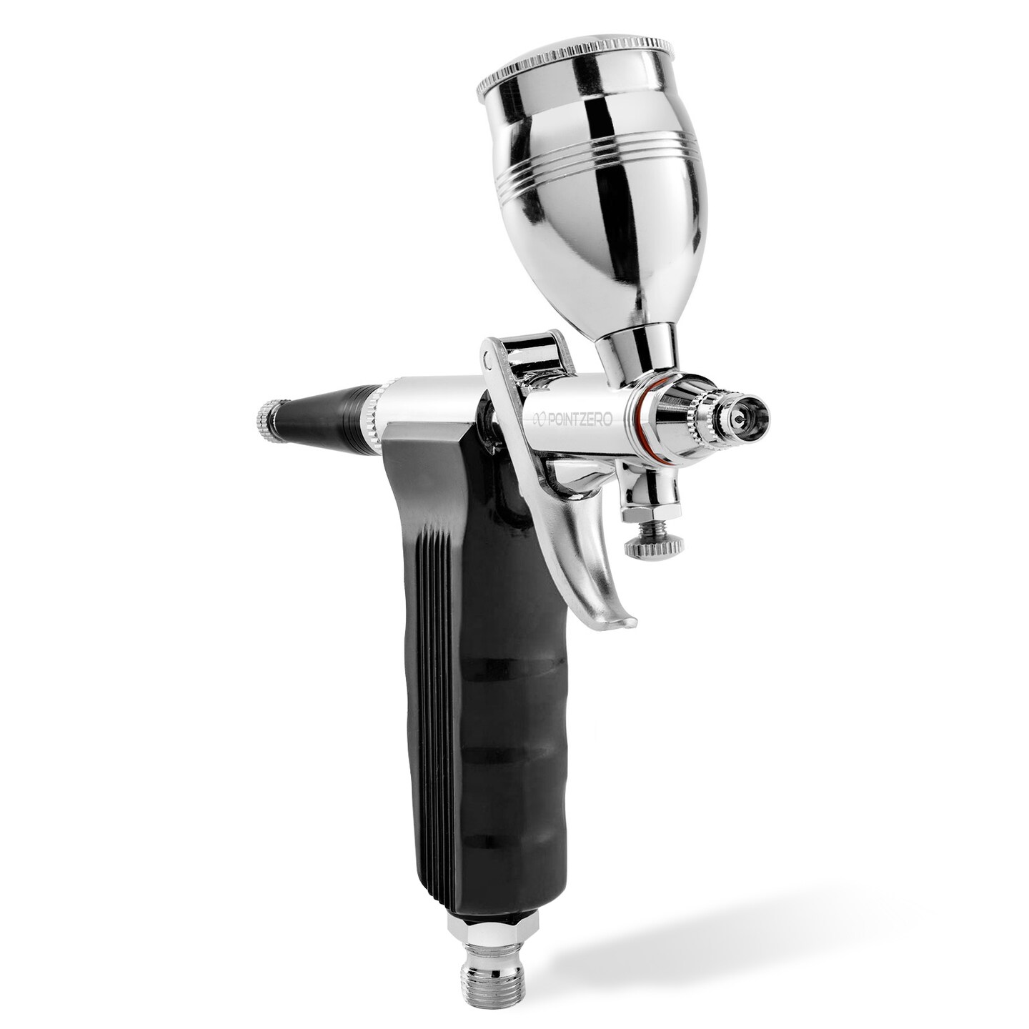 PointZero Precision Trigger Style Gravity-feed Airbrush Set w/ MAC Valve