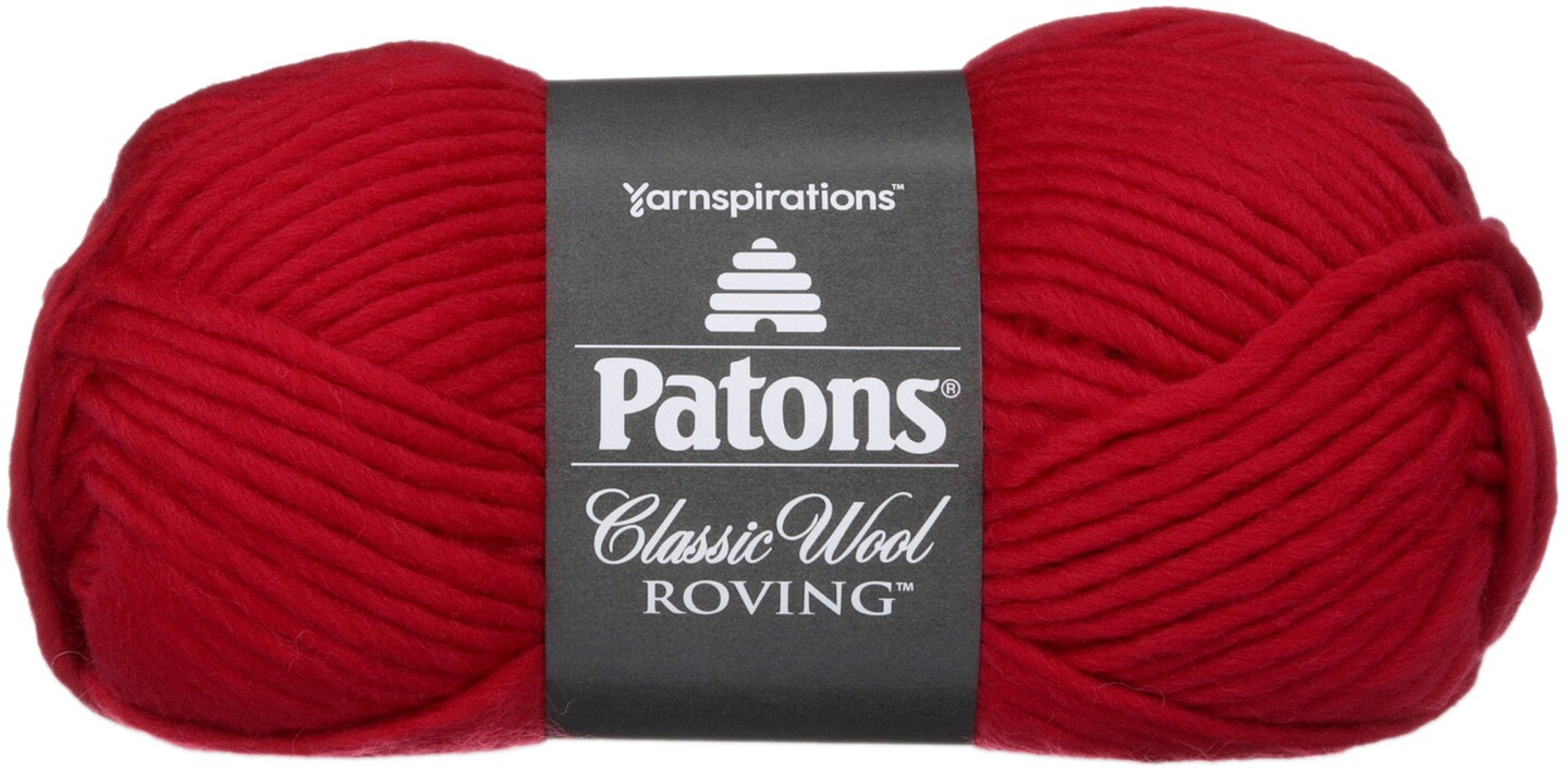 Patons Classic Wool Roving Yarn-Cherry