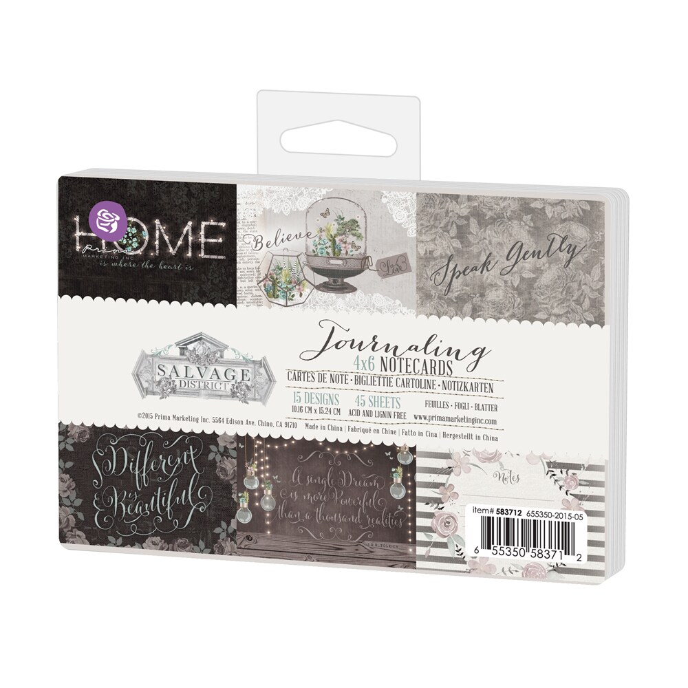 4x6 Journaling Cards-Salvage District