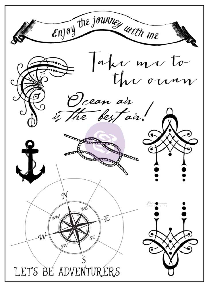 Prima Marketing Inc 3x4 Clear Stamp-French Riviera 655350990947