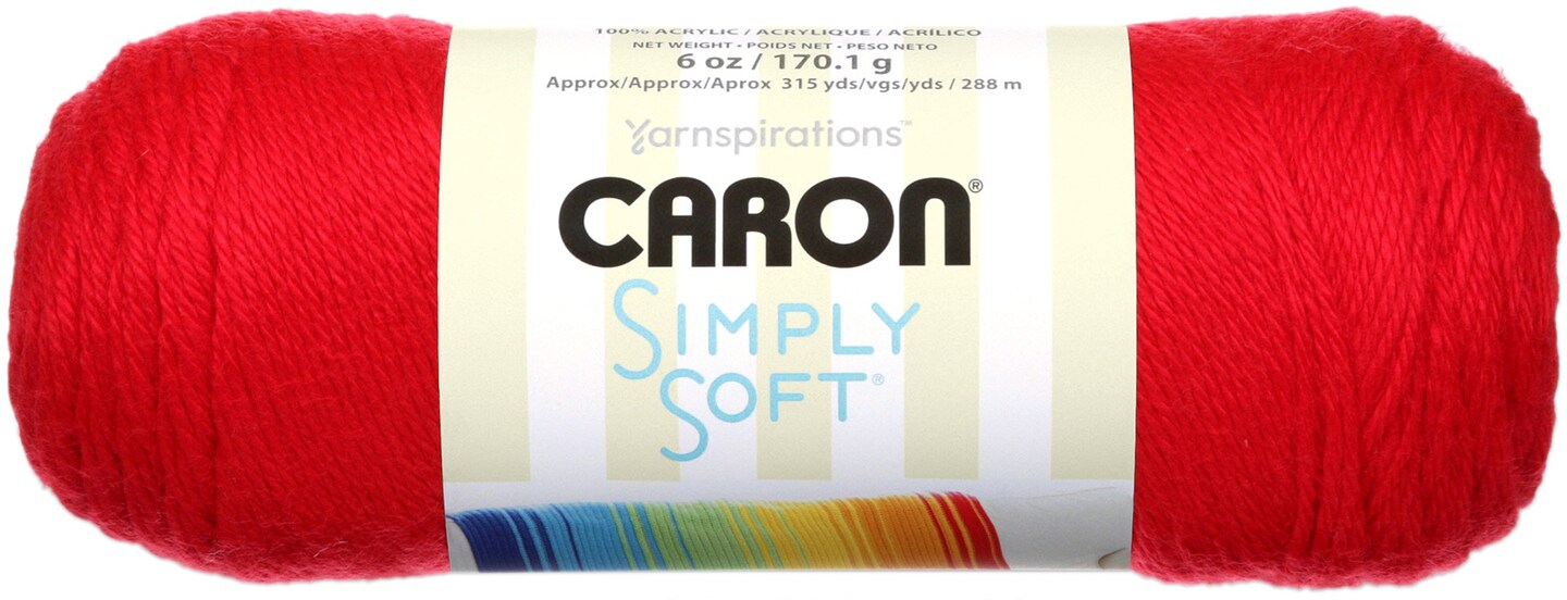 Caron Simply Soft Solids YarnRed Michaels