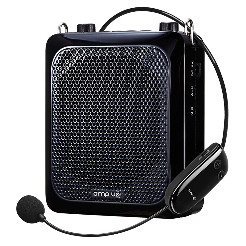 Amp-Up&#x2122; Personal UHF Voice Amplifier with Wireless Microphone &#x2013; up to 40 Channels without Interference!